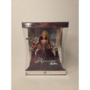 2004 Holiday Barbie Doll Special Edition Rare Burgundy Dress